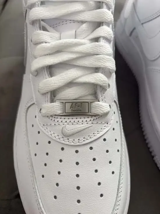 Nike Air Force 1 Low x Supreme 'Box Logo - White' (CU9225-100) - Picture 4 of 8
